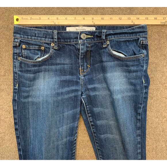 Abercrombie & Fitch Jeans Womens 2 Long Brett Perfect Stretch Low Rise Y2K Denim - Picture 3 of 9